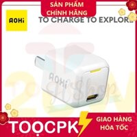Cốc Sạc Nhanh AOHi MAGCUBE PD 20W- AOC C002 - Hỗ Trợ PD 3.0/QC 3.0 - Có Đèn Báo Theo Giai Đoạn Sạc - bh 6 tháng - HSHOP3