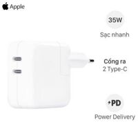 CÓC SẠC NHANH APPLE 35W DUAL USB-C