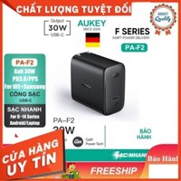 Cốc Sạc Nhanh Aukey PA-F2 Cổng Type C Power Delivery 30W cho điện thoại máy tính bảng .