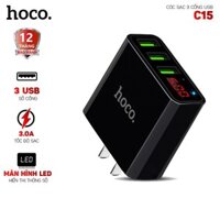 Cốc Sạc Nhanh Hoco C15 Tương Thích Tất Cả Các Dòng Điện Thoại - Củ Sạc Nhanh Hoco C15