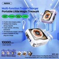 Cốc sạc nhanh kiêm pin dự phòng đa năng Remax RPP-621 10000mAh kèm cáp Type C max 22.5W sạc không dây từ tính 15W