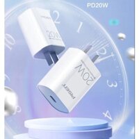 Cóc sạc nhanh PISEN Quick PD 20W - (TS-C135)- Màu trắng, Hàng chính hãng