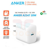Cốc Sạc  nhanh sạc tường USB-C Anker 20W  Anker A2347  (không bao gồm cáp) Bảo hành 12 tháng - TOOCPK