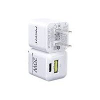 Cốc sạc nhanh siêu nhỏ .PISEN (Nobox)/Củ 20W (20W PD+18W USB)/Anker A2633 20W (nobox)