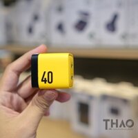 Cốc sạc nhanh WEKOME WP-U128 hỗ trợ 2 cổng USB-C công suất 40W cho IPhone 14/15 và các dòng điện thoại