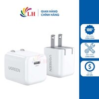 Cốc sạc Ugreen Foldable Mini Fast Charger 20W CD249 - Hàng chính hãng - Công suất 20W, thiết kế nhỏ gọn