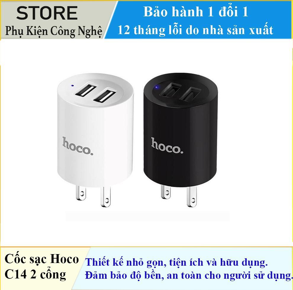 Cốc sạc USB Hoco C14