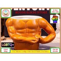 Cốc Silicon Thể Hình Cơ Bắp 6 Múi Cho GYMER - Quà Tặng Sinh Nhật Bạn Trai Động Lực Tập GYM