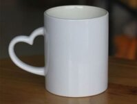 Cốc sứ Bát Tràng C Quai Tim 350ml Không Nắp giá rẻ