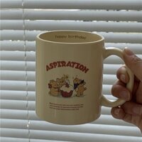 Cốc sứ in chữ Happy birthday