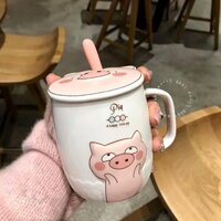 CỐC SỨ KÈM MUỖNG