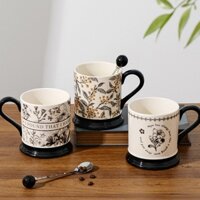 Cốc sứ, ly sứ uống cafe, cốc uống trà hottrend mẫu mới