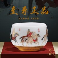 Cốc Sứ Pha Lê Ngọc Bích Supreme King Pin Wuwang Drunk Bản Đồ Trở Lại