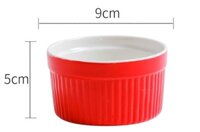 Cốc sứ Ramekin 9*5cm 200ml (màu ngẫu nhiên)
