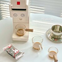 Cốc sữa pha cà phê mini bằng thủy tinh phong cách Nhật Bản, cốc sữa có vòi đôi, cốc đo lường dày trong suốt, cốc đo lường làm bánh, cốc thủy tinh đo lường, cốc thủy tinh có vạch