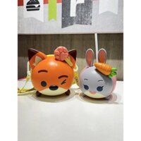 Cốc tạo kiểu thỏ Disney Tsum Zootopia Judy, xô bỏng ngô Fox Nick