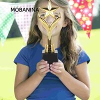 Cốc thưởng MOBANINA, Cúp giải thưởng bằng nhựa ngôi sao, Quà lưu niệm thủ công vàng chất lượng cao Các bức tượng người chiến thắng Giải thưởng Cúp Đồ chơi mẫu giáo Quà tặng trẻ em