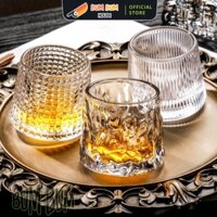 Cốc thuỷ tinh cao cấp cho nhà Spa, nhà hàng - Ly thuỷ tinh đế lồi, xoay 360 độ cao cấp, dung tích 170ml