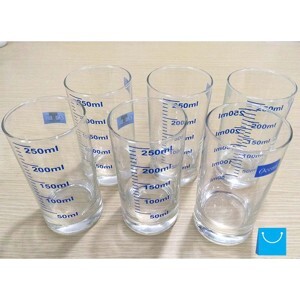 Cốc thủy tinh chia vạch Ocean - 200 ml