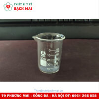Cốc Thủy Tinh Chịu Nhiệt Chia Vạch Có Mỏ - Cốc Từ 50ml-1000ml (Cốc 50ml)