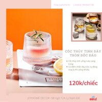 Cốc thủy tinh đáy tròn độc đáo