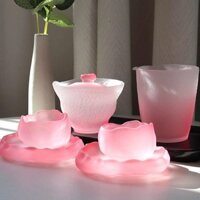 Cốc thủy tinh tách trà nhỏ Bộ đồ Nhật Bản cùng kiểu Li Ziqi Ming Master Cup Bộ đồ Trà đông lạnh
