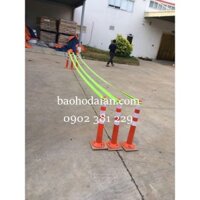 Cọc tiêu giao thông phân làn hình trụ nhựa dẻo - GT75B màu cam dài 75cm