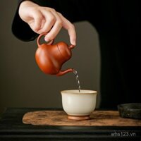 Cốc trà du lịch, cốc chính di động, cốc đơn cho phụ nữ và nam giới, cốc nuôi dưỡng Ru Kiln, bộ trà Kung Fu, cốc nếm thử