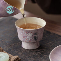 Cốc trà gốm sứ Trung Quốc làm bằng tay Cốc trà KungFu dành cho nam giới