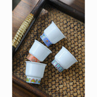 Cốc trà Master Cup, cốc nếm trà, cốc trà thành phố Dehua, sứ trắng, thẩm mỹ cao, sang trọng nhẹ nhàng, tự nhiên thuần khiết, cốc nếm rượu trẻ em không bị bỏng