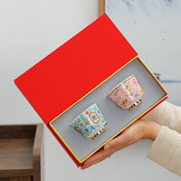 Cốc trà men, bát trà, cốc chính men sáng tạo, bộ trà gốm Kung Fu, cốc nếm, cốc đôi, cốc sứ ngọc bích béo, cốc cá nhân, cốc gốm