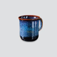 Cốc Trà Men Xanh Hoả Biến Có Quai 8.5 x 9.5cm - Gốm sứ cao cấp Bát Tràng