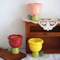 Cốc tráng miệng trang trí nhà cửa gốm trang trí lưu trữ cốc đá