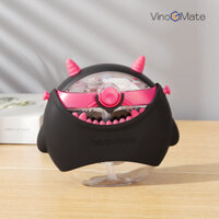 Cốc tròn rơm Space Little Monster 630ml (Hồng đen) TRITAN nhập khẩu 100%