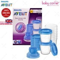 Cốc Trữ Sữa Bằng Nhựa Philips Avent (10 Ly 180ml)