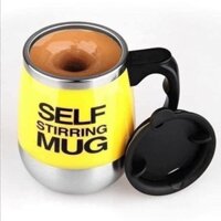 CỐC TỰ KHUẤY  INOX GIỮ NHIỆT PHA CÀ PHÊ THÔNG MINH SELF STIRRING MUG 400ML THẾ HỆ MỚI