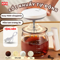 Cốc tự khuấy thông minh 400ml công suất 7000v/phút , Cốc xoay điện di động pha sữa tiện lợi kèm dây sạc