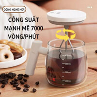 Cốc tự khuấy thông minh 400ml công suất 700v/phút , Cốc xoay điện di động pha trà, pha sữa tiện lợi kèm dây sạc