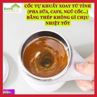 CỐC TỰ KHUẤY XOAY TỪ TÍNH (PHA SỮA, CAFE, NGŨ CỐC…) BẰNG THÉP KHÔNG GỈ CHỊU NHIỆT TỐT "BAHAMAR"