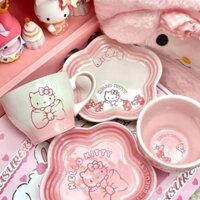 Cốc Uống Cà Phê 250ml Hình Hello kitty