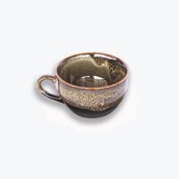 Cốc Uống Chè Mạn 7x4cm Men Gấm Vàng - Gốm Sứ Cao Cấp Bát Tràng - Cốc không đĩa