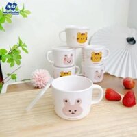 Cốc uống nước phíp KICHI có nắp đậy