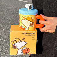 Cốc uống nước Snoppy Dễ thương/ Ly sứ decor bàn làm việc, Quà lưu niệm/ Quà sinh nhật