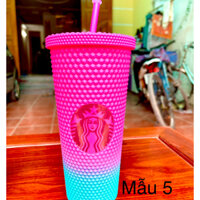 Cốc Uống Nước STARBUCKS 2 Lớp Kèm Ống Hút 710ml/24h