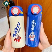 Cốc uống nước WAPKTY, Cốc nước hoạt hình Hello Kitty, Cốc cách nhiệt dung tích lớn Chibi Maruko-chan 480ml