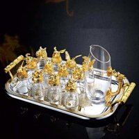 Cốc và bộ chén uống rượu 12 con giáp