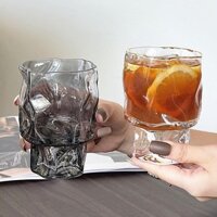 Cốc xoắn Niche ins Thủy tinh không đều Whisky Ly rượu nhỏ