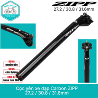Cọc yên xe đạp Carbon ZIPP 27.2 / 30.8 / 31.6mm - Chất liệu Carbon nhẹ, bền