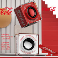 Coca Cola A01 Loa bluetooth mini TWS nối tiếp Bluetooth 5.3 Hay Bảo Hành 1 Năm rực rỡ cho điện thoại laptop để bàn