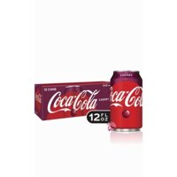 Coca Cola Cherry Mỹ 1 thùng 12 lon Chính Hãng